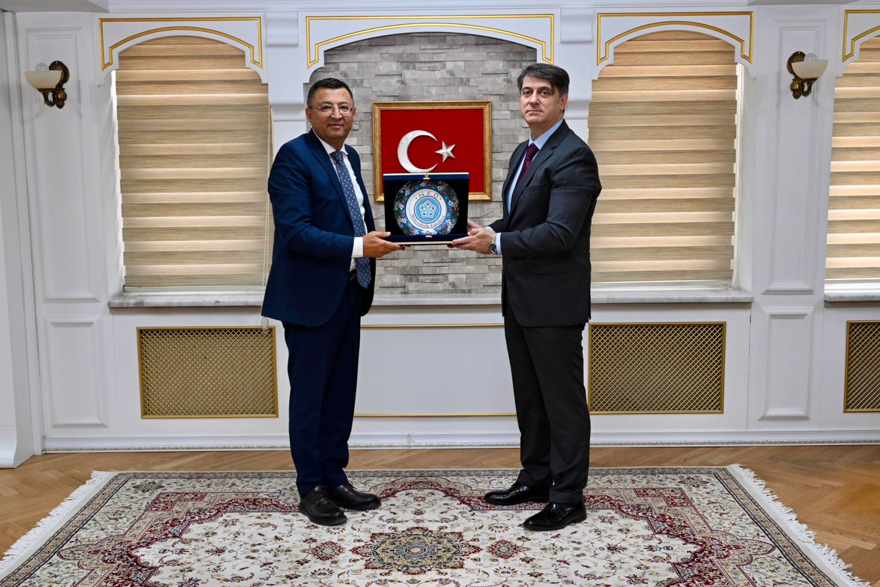 Fakültemiz Dekanı Prof. Dr. Savaş Durduran, Konya İl Emniyet Müdürü Sayın Necmettin Koç’u Makamında Ziyaret Etti