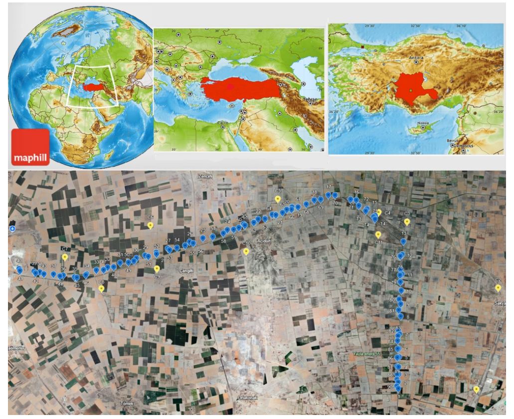 Effects of long-term wastewater irrigation on microplastics pollution in agricultural soil
