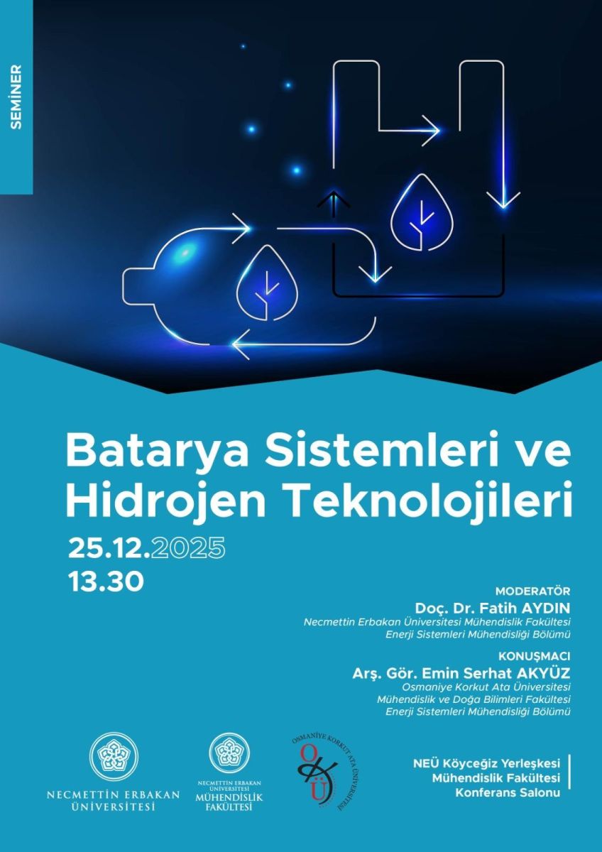 Batarya Sistemleri ve Hidrojen Teknolojileri Oturumu