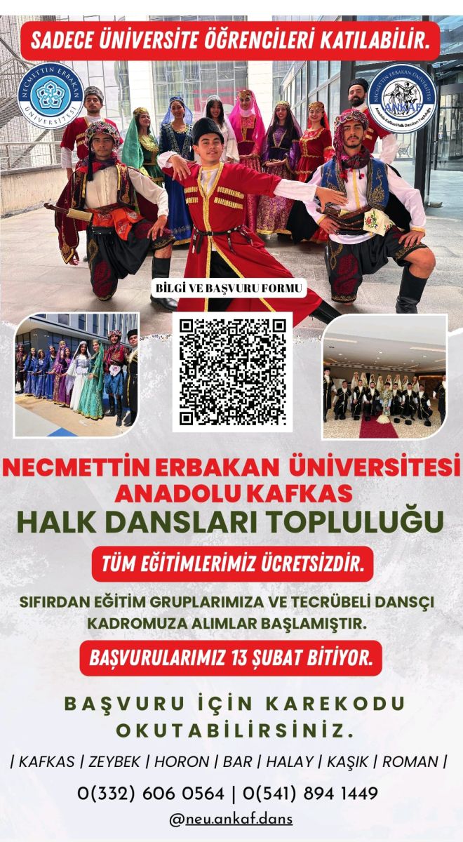Anadolu Kafkas Halkları Dansları Topluluğu Eğitimi