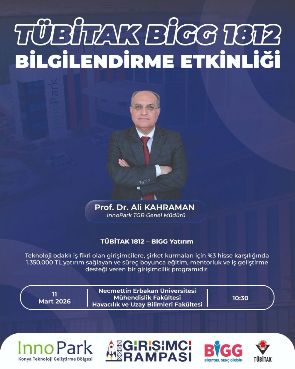 TÜBİTAK BİGG 1812 BİLGİLENDİRME ETKİNLİĞİ