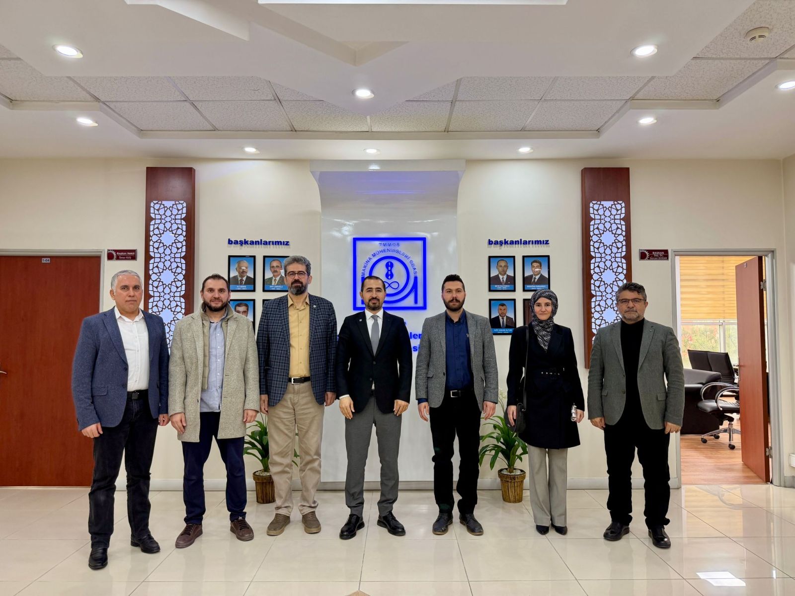 Makine Mühendisleri Odası Konya Şubesi'ne Tebrik Ziyareti