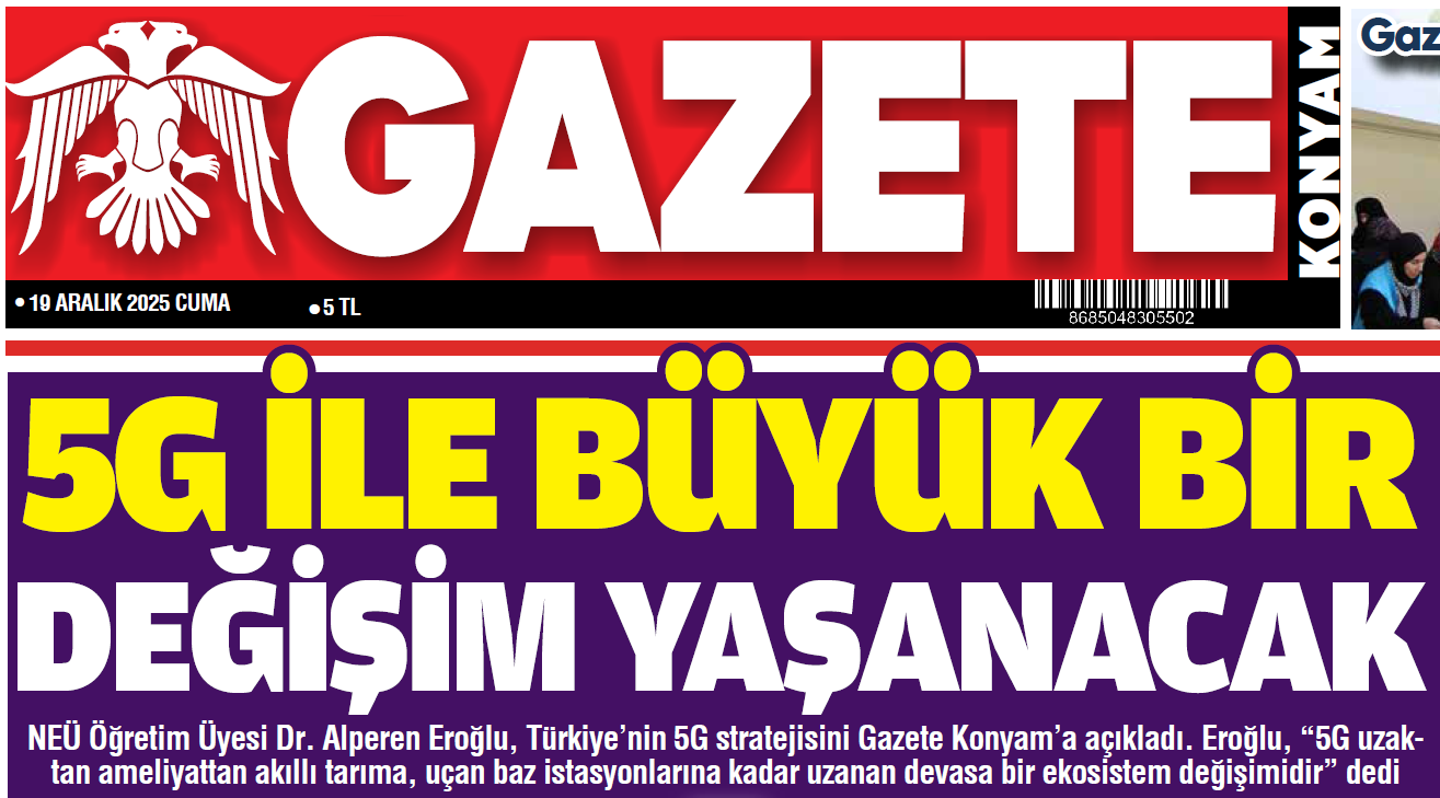 Dr. Öğretim Üyesi Alperen Eroğlu Gazete Konyam'da