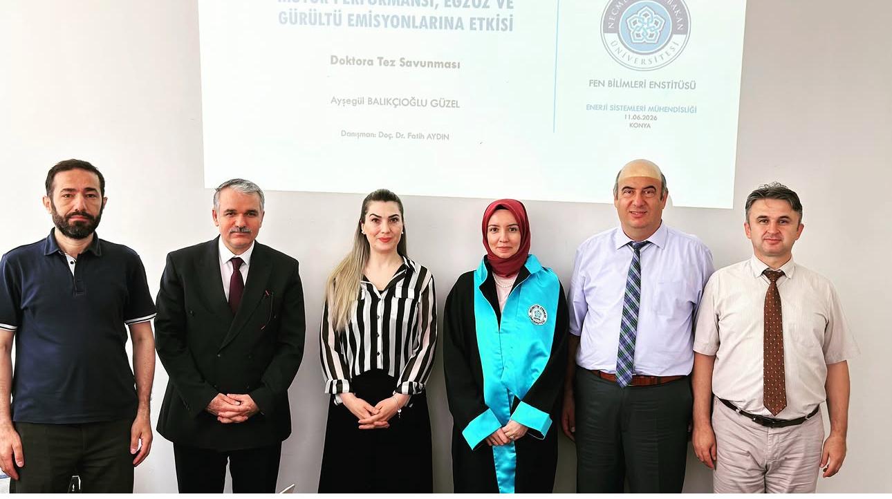 Enerji Sistemleri Mühendisliği Anabilim Dalı İlk Doktora Mezununu Verdi