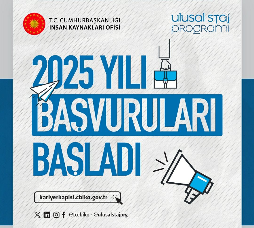 T.C. Cumhurbaşkanlığı İnsan Kaynakları Ofisi 2025 Yılı Başvuruları