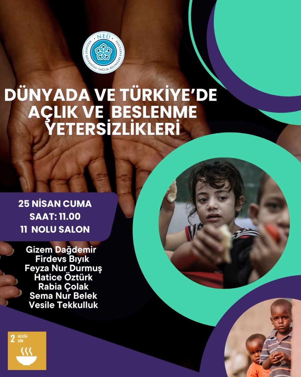 Dünyada ve Türkiyede Açlık ve Beslenme Yetersizlikleri