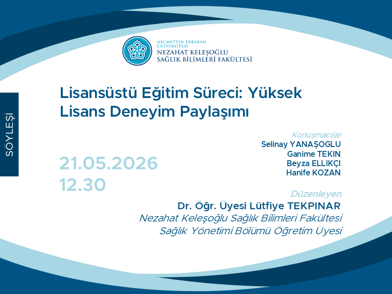 Lisansüstü Eğitim Süreci Yüksek Lisans Deneyim Paylaşımı