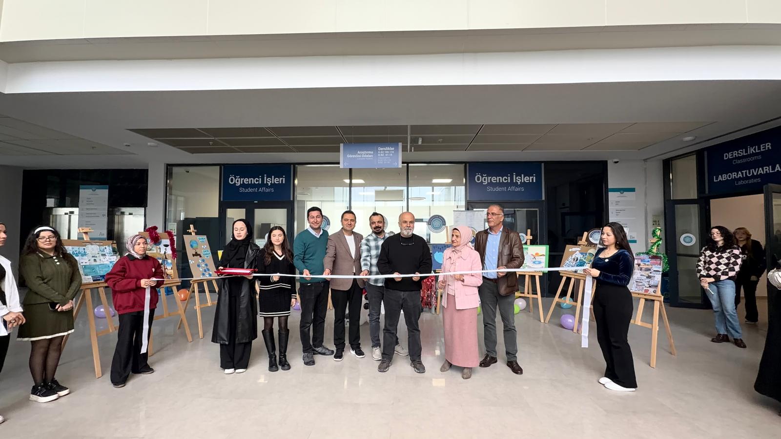 "Sürdürülebilir Gelecek İçin Su: Koruma, Tasarruf ve Adil Erişim Su Kuraklığı" Kolaj Sergisi