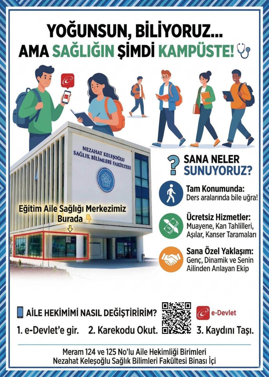 Eğitim Aile Sağlığı Merkezimiz Hizmetinizde
