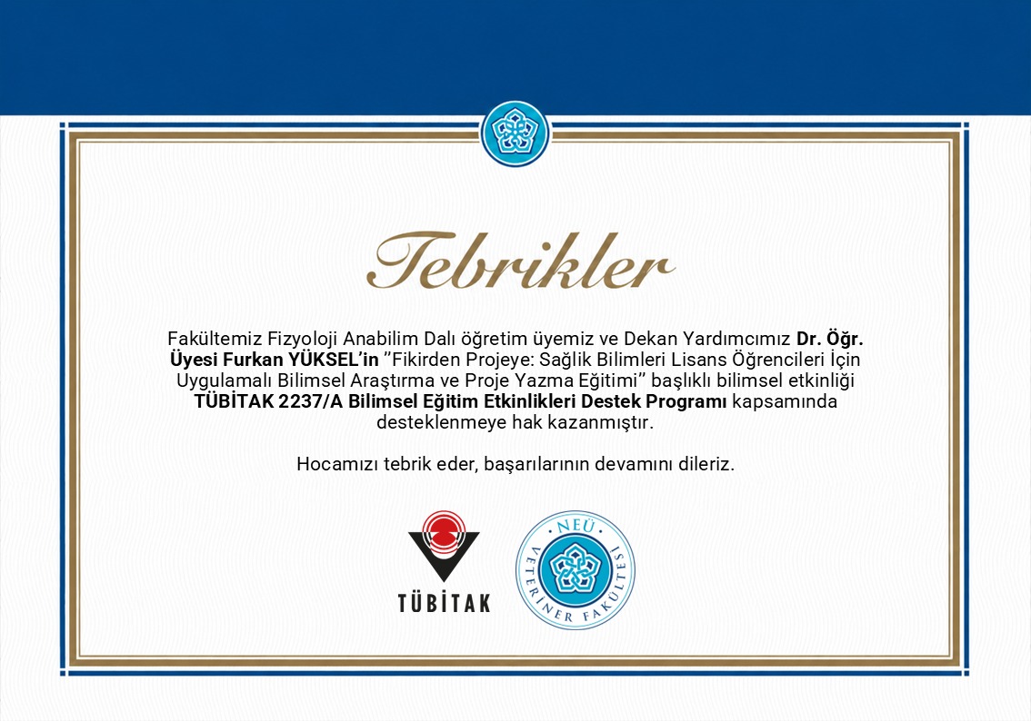 Tübitak Proje Başarısı