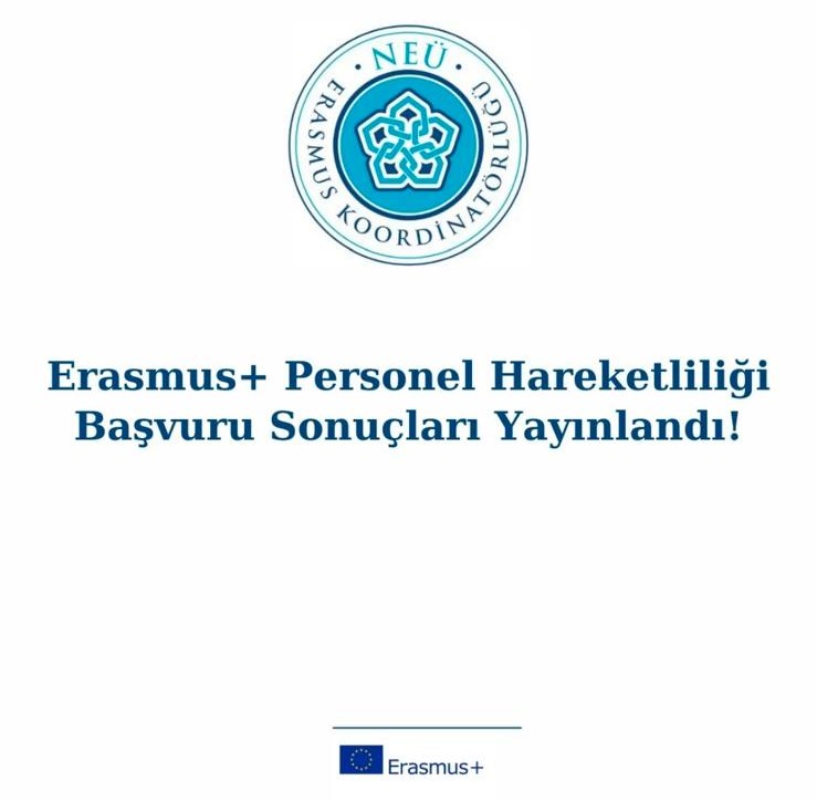 Erasmus+ Personel Hareketliliği Başvuru Sonuçları Yayınlandı