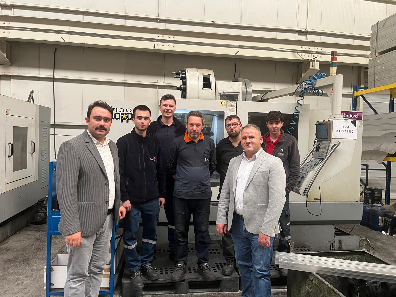 Makine ve Metal Teknolojileri Bölümü Öğrencilerimize İşyeri Eğitimi Ziyareti