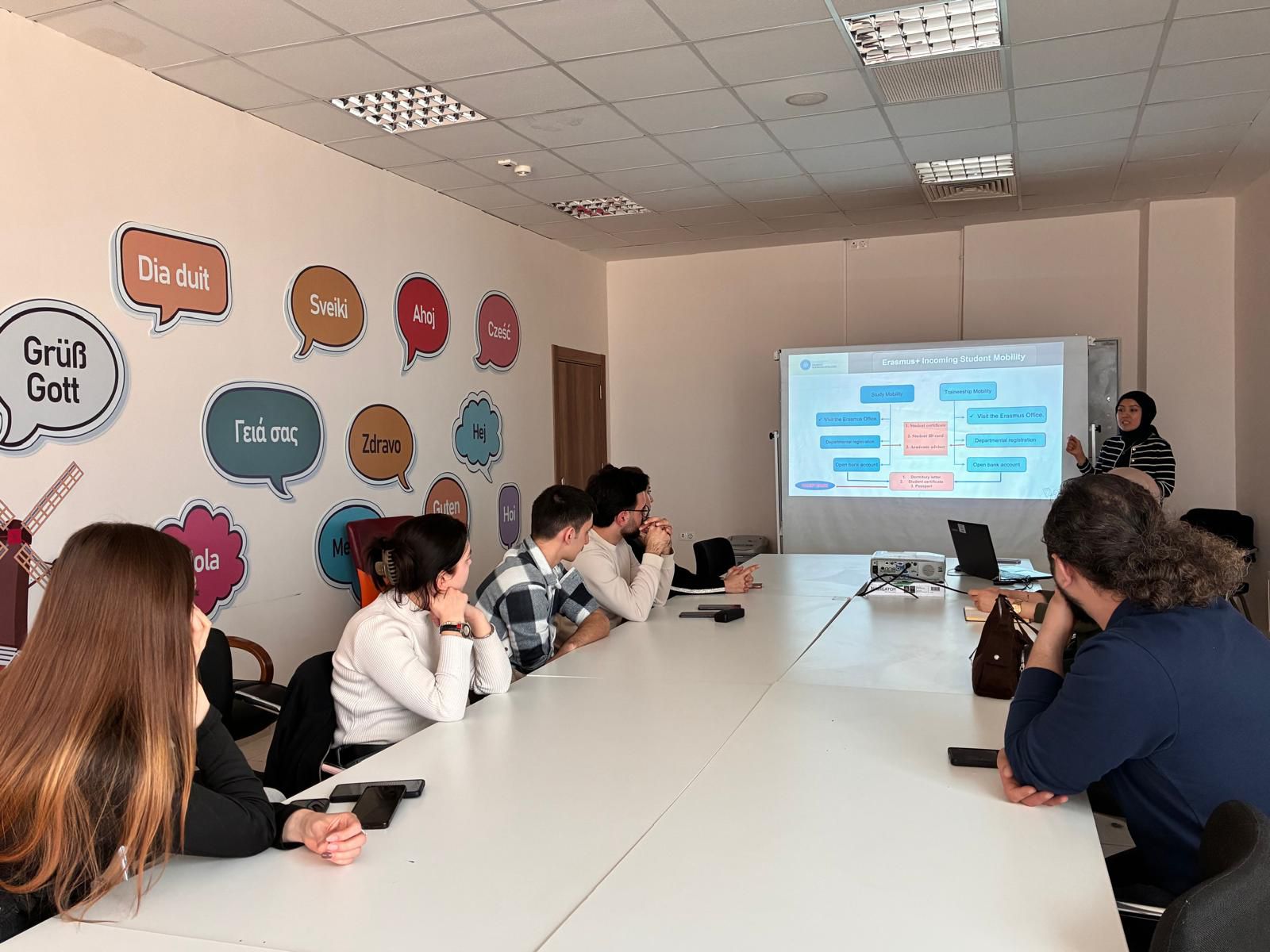 Erasmus+ KA171 Gelen Yönlü Öğrenci Hareketliliği Oryantasyon Toplantımızı Gerçekleştirdik!