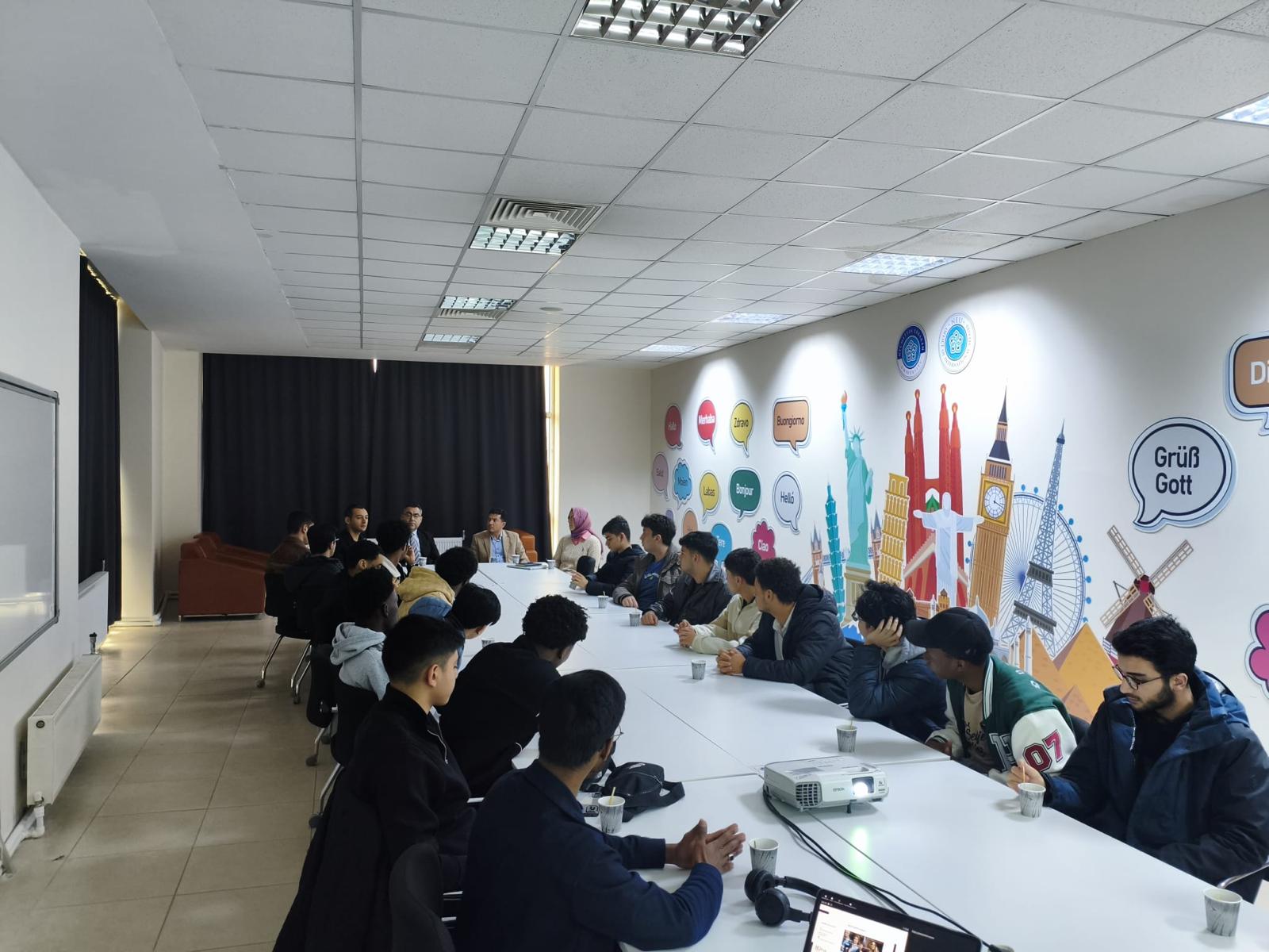 Uluslararası Mevlana Anadolu İmam Hatip Lisesi Öğrencilerini Dış İlişkiler Genel Koordinatörlüğümüzde Ağırladık