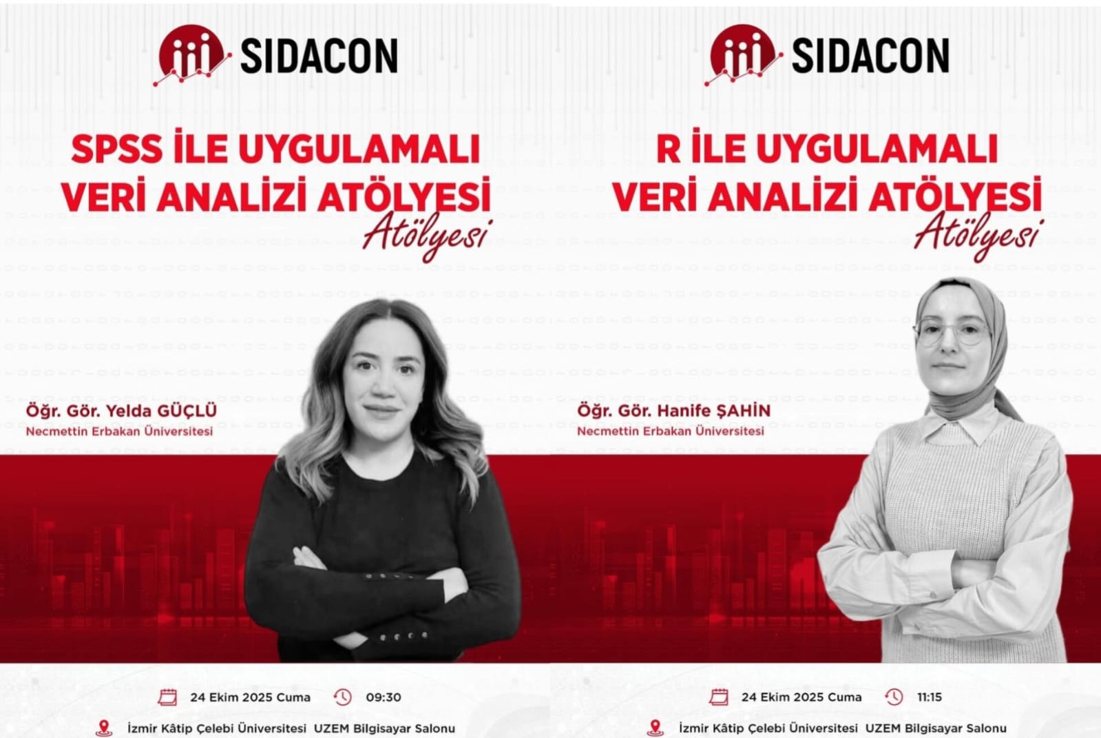 SIDACON 2025’te Birimimizden Uygulamalı Veri Analizi Atölyeleri