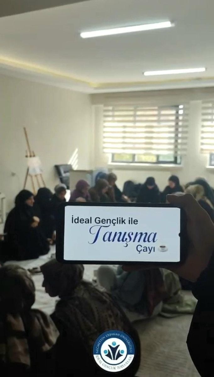 İdeal Gençlik Topluluğundan Samimi Buluşma: "Tanışma Çayı" Etkinliği Düzenlendi.