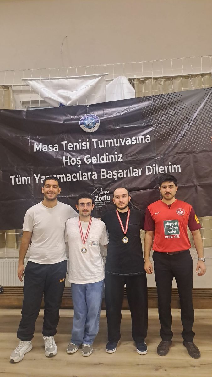 Üniversitemizde Masa Tenisi Heyecanı Yaşandı