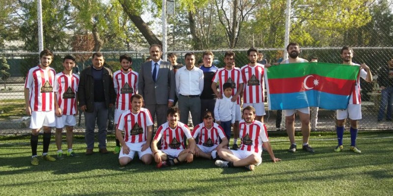 HALI SAHA FUTBOL TURNUVASI ŞAMPİYONU AHMET KELEŞOĞLU EĞİTİM FAKÜLTESİ